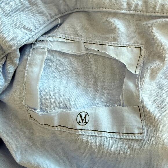 Frank & Eileen Lauren Collared Polo Dress In Saltwater Blue Size Medium New - Picture 11 of 12